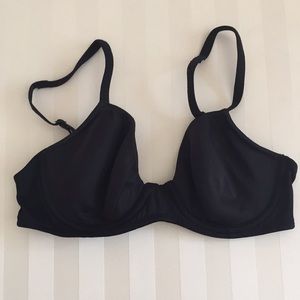 GAP BODY 32B Black Underwire Non-padded Bra